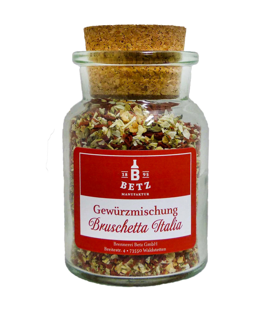 Bruschetta Italia Gewürzmischung im Korkenglas,70 g