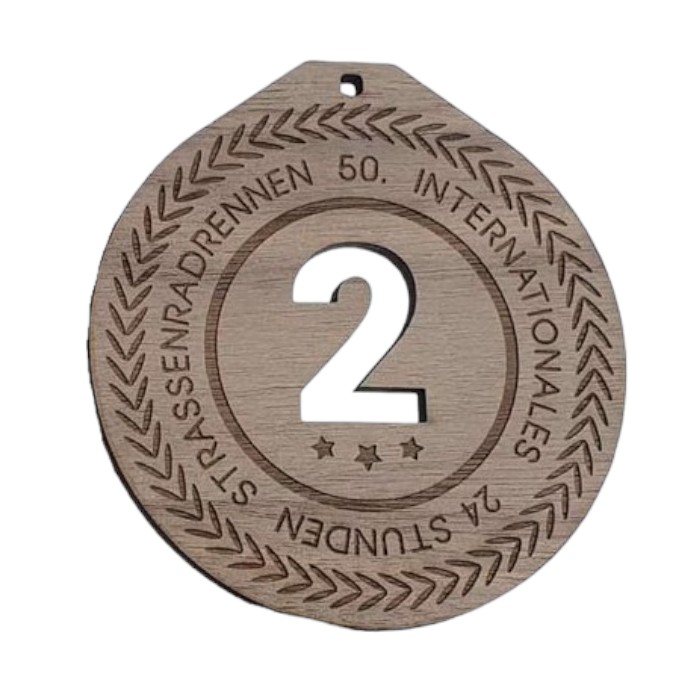 Holz Medaille Lichtblick, Eiche, Nr. 2