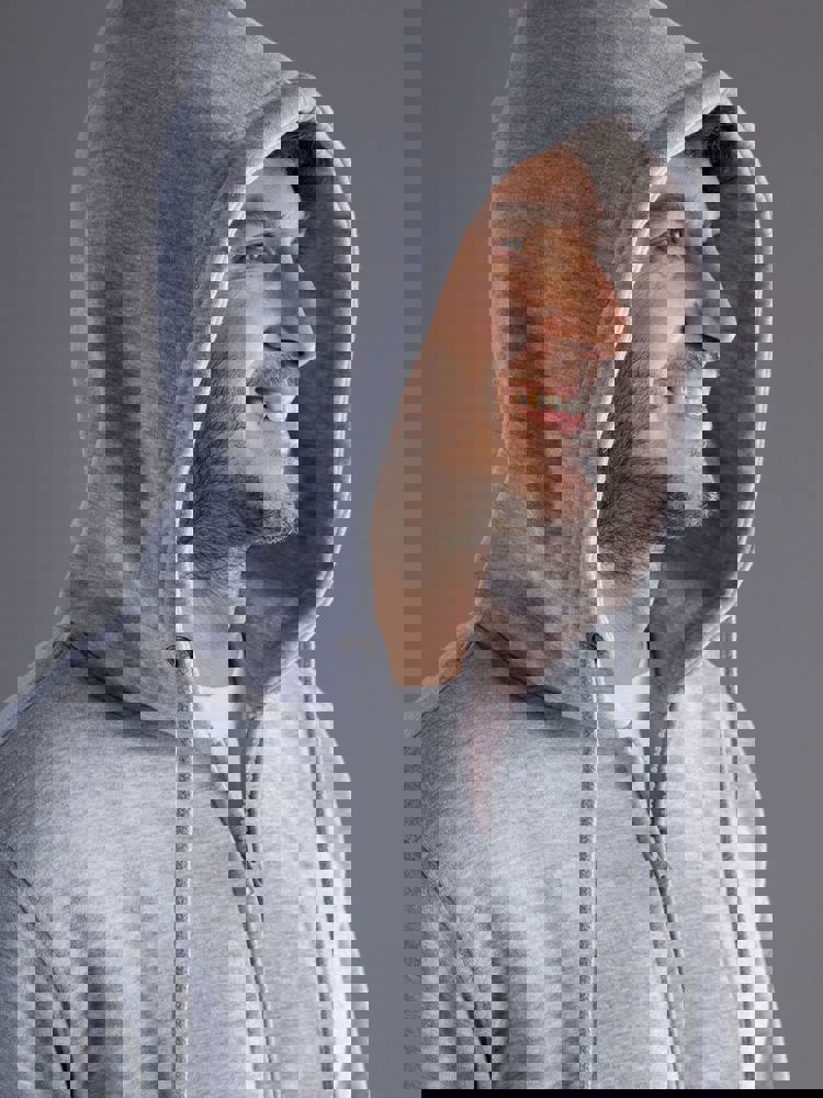 BS Vega Hoodie mit durchgehendem Reißverschluss, 280 gr/m²