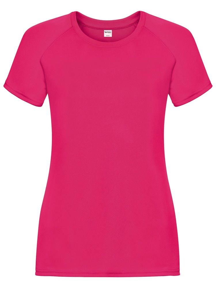 SP Run Damen-Sportshirt, 140 g/m2, 100 % Polyester - Fucsia