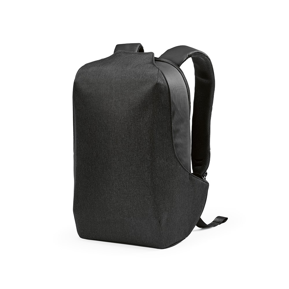 Abrantes 20L Rucksack rPET - TSA-Schloss und schnittfester Stoff - Schwarz