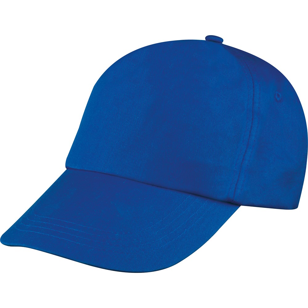 5 Panel Baumwoll-Baseball-Cap MEGAN - blau