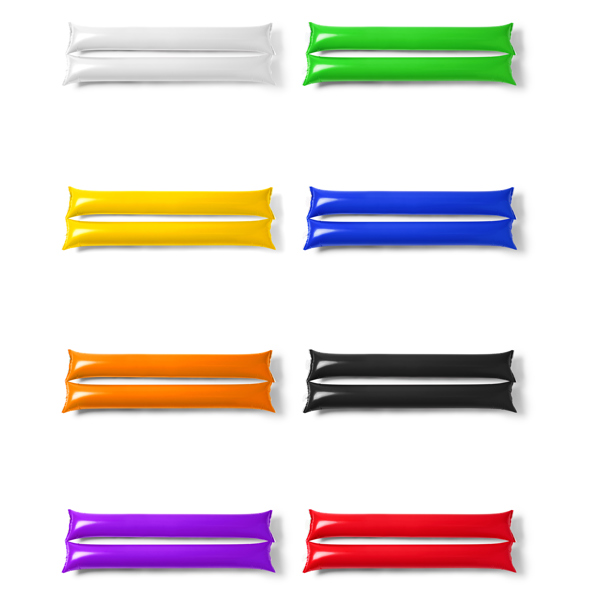 AUFBLASBARE SCHLAGSTÖCKE JAMBOREE S/EINHEITSGRÖSSE WHITE