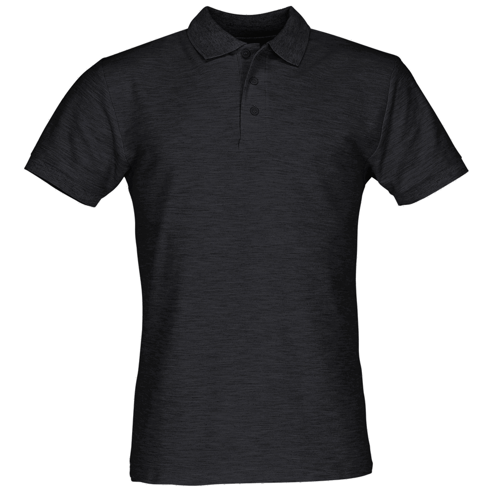 634020 - 65/35 Polo - dunkelgrau meliert