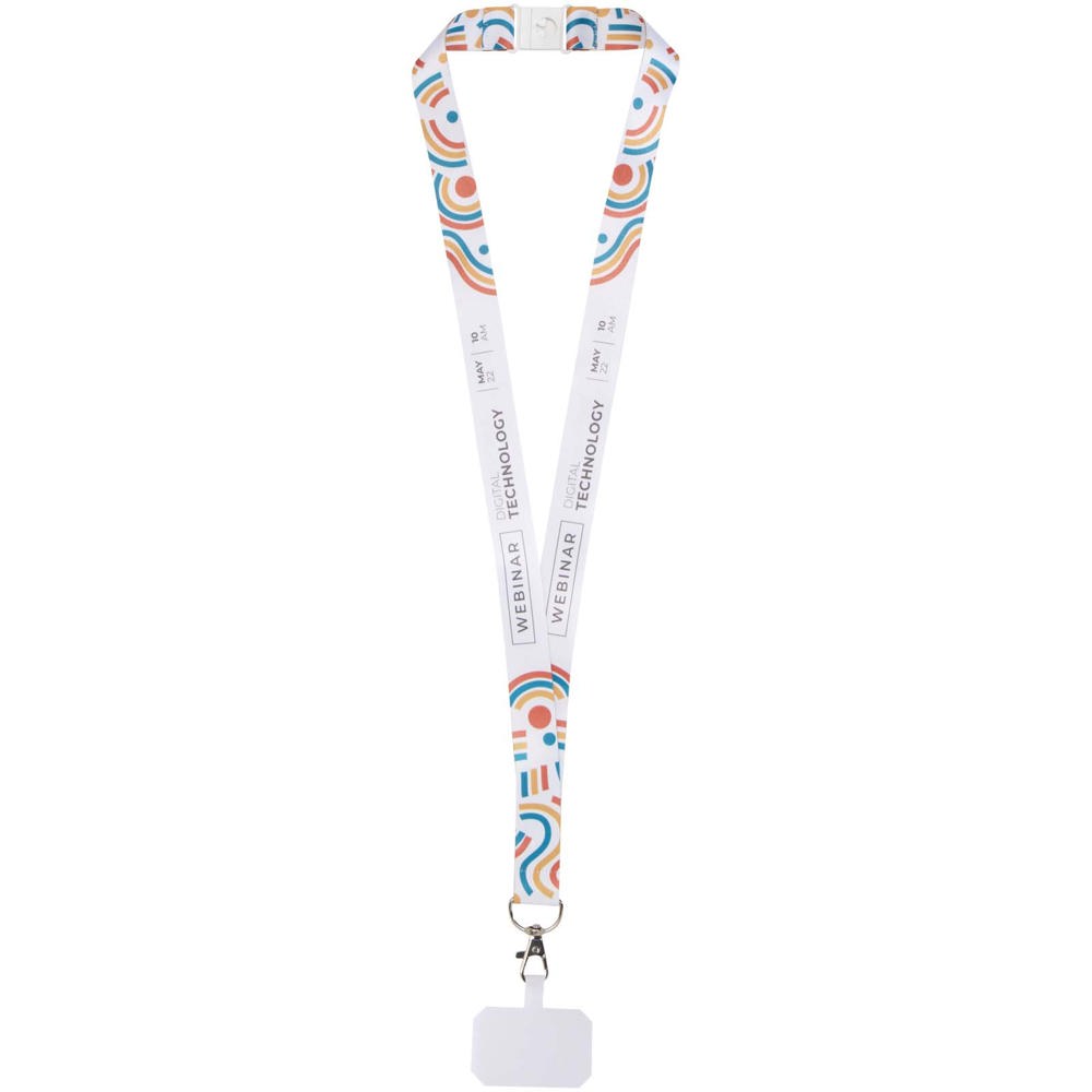 Addie Sublimation Lanyard mit Telefonhalterung und Sicherheitsverschluss